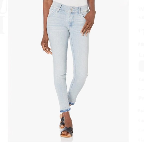 Hudson | Collin Mid Rise Skinny Jean cropped Back Flap Pockets | Size 30 Women's - Picture 2 of 12